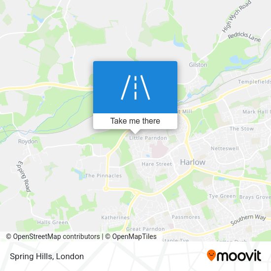 Spring Hills map