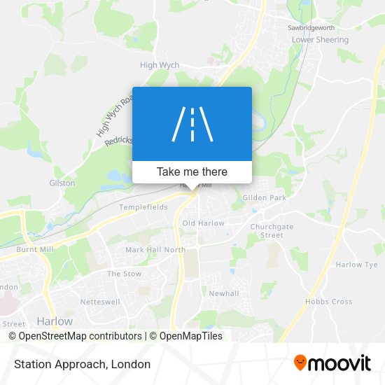 Station Approach map