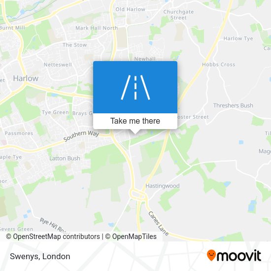 Swenys map