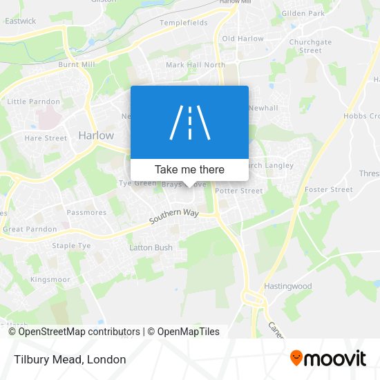 Tilbury Mead map