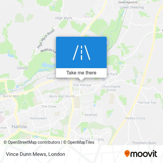 Vince Dunn Mews map