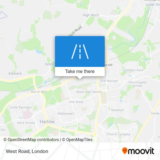 West Road map