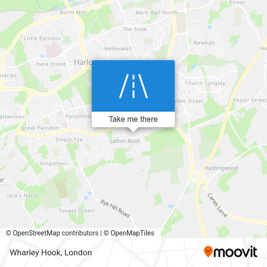 Wharley Hook map