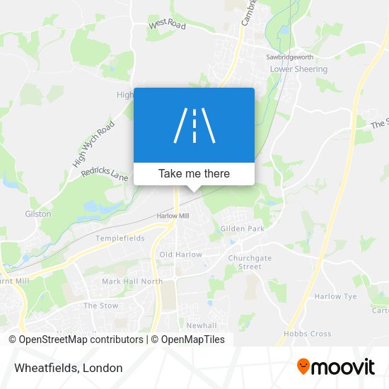 Wheatfields map