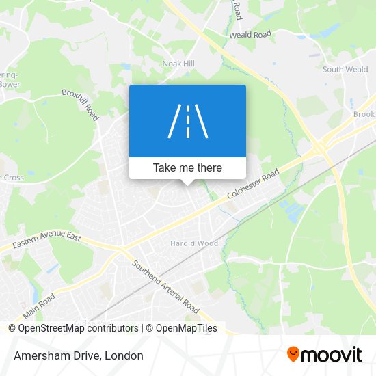 Amersham Drive map