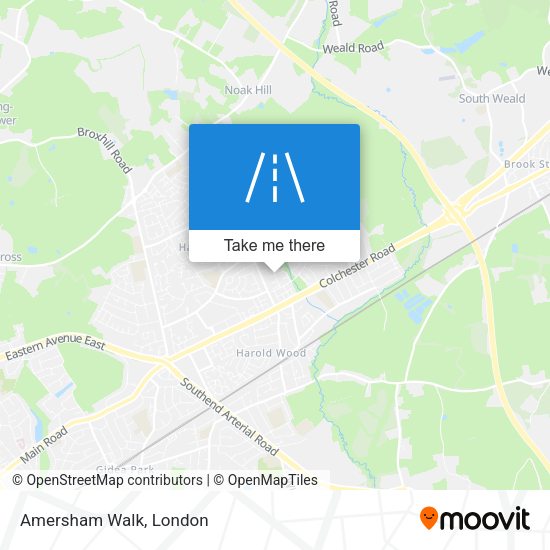 Amersham Walk map