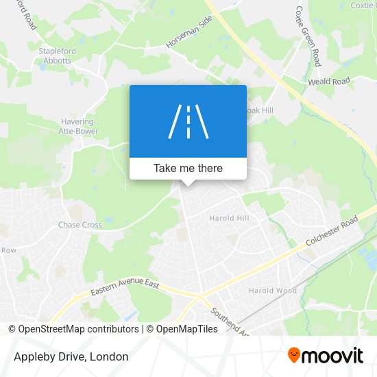 Appleby Drive map
