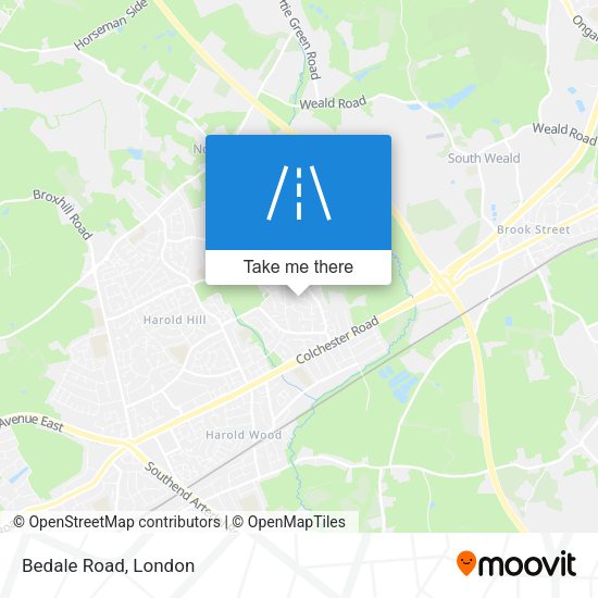 Bedale Road map