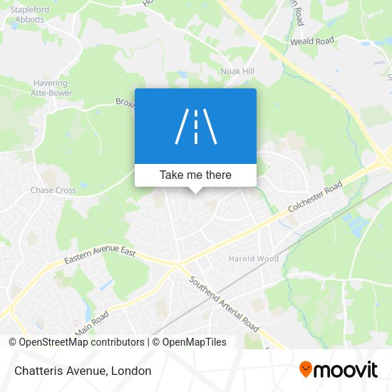 Chatteris Avenue map