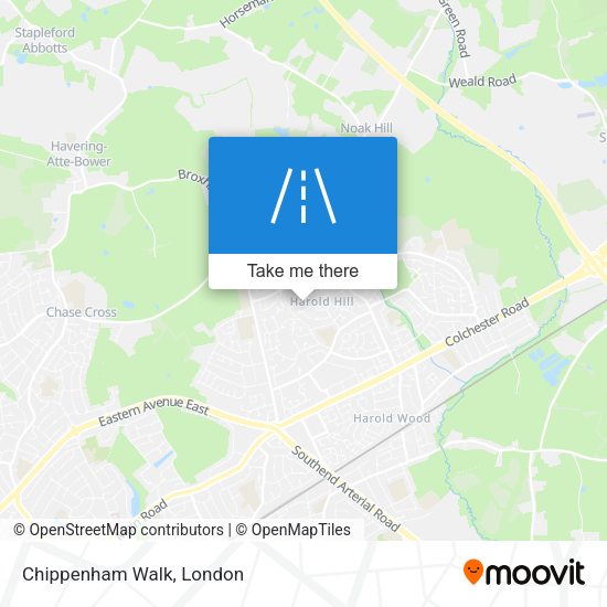 Chippenham Walk map