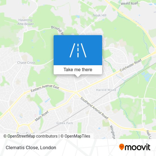 Clematis Close map