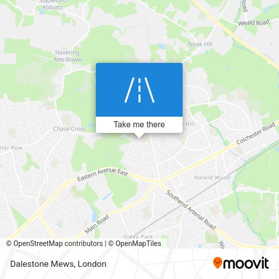 Dalestone Mews map