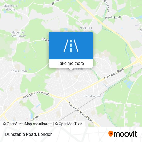 Dunstable Road map