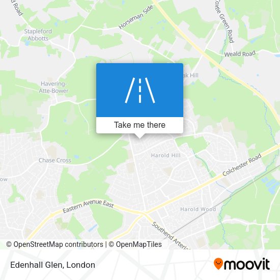 Edenhall Glen map
