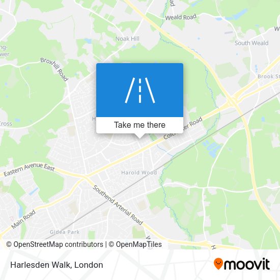 Harlesden Walk map