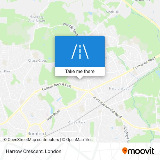 Harrow Crescent map