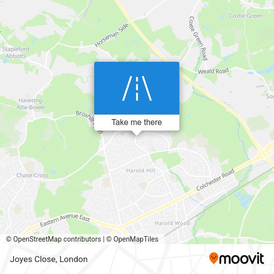 Joyes Close map