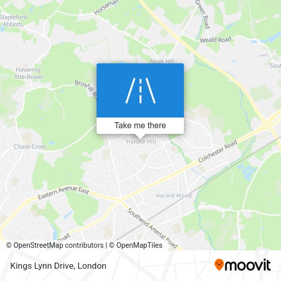 Kings Lynn Drive map