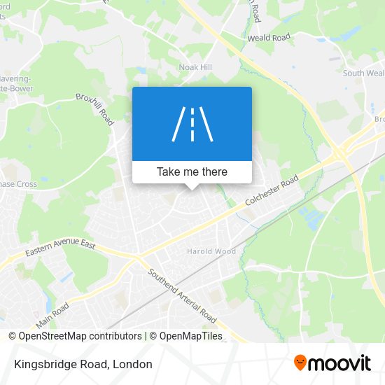 Kingsbridge Road map