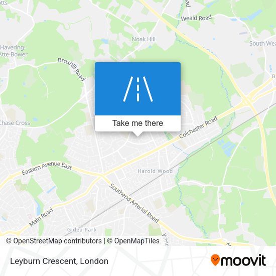 Leyburn Crescent map