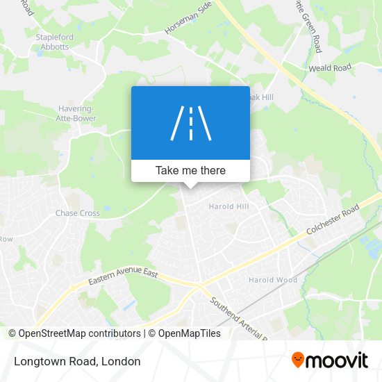 Longtown Road map