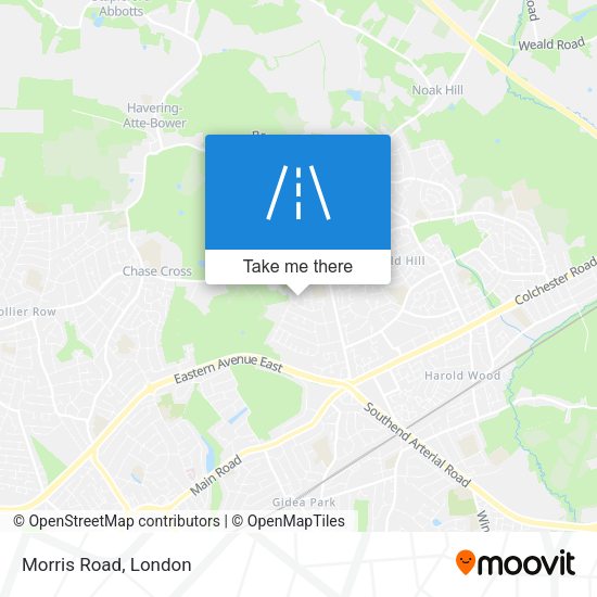 Morris Road map