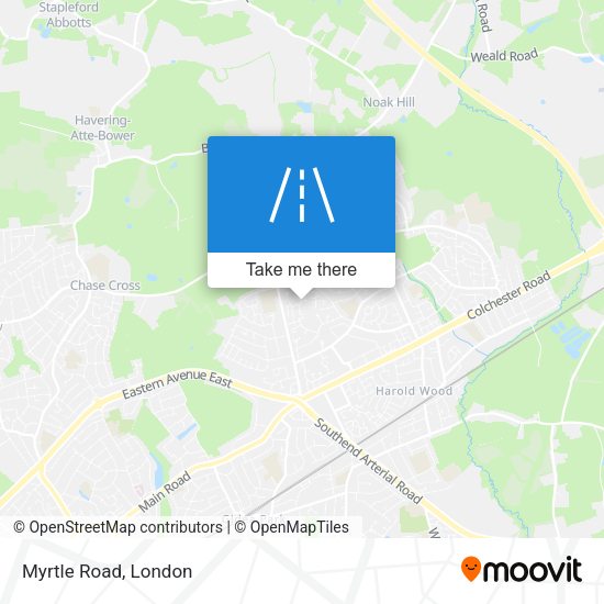 Myrtle Road map