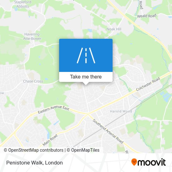 Penistone Walk map