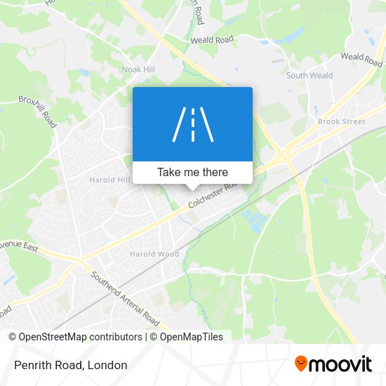 Penrith Road map