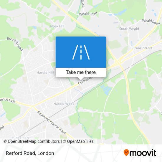 Retford Road map