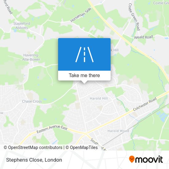 Stephens Close map
