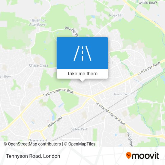 Tennyson Road map