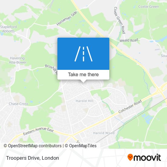 Troopers Drive map