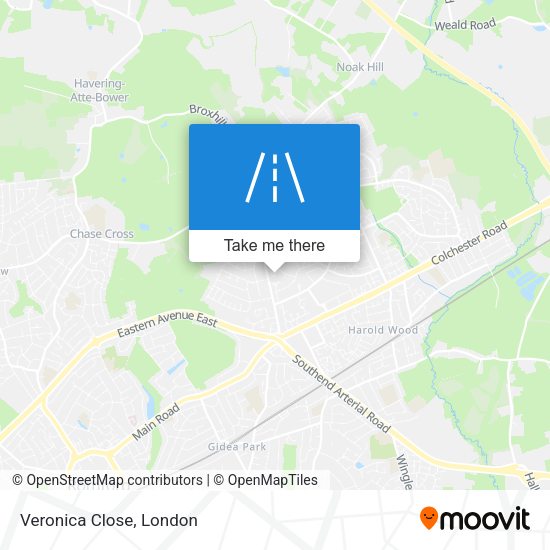 Veronica Close map