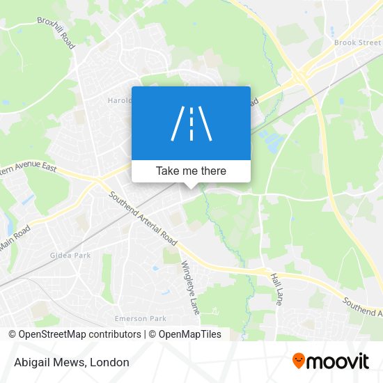 Abigail Mews map