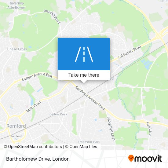 Bartholomew Drive map