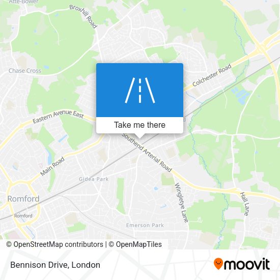 Bennison Drive map
