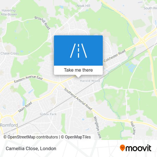 Camellia Close map