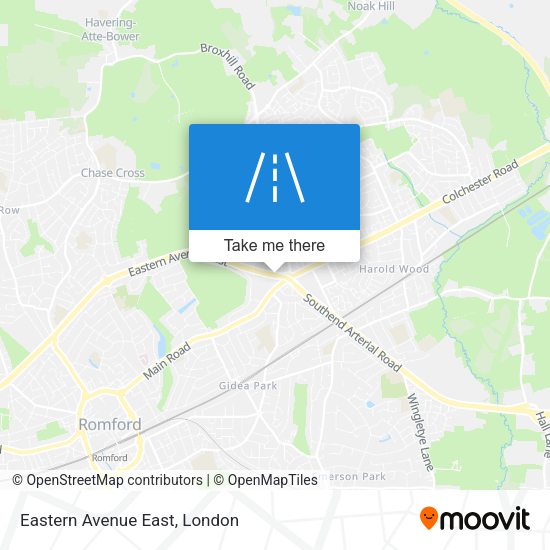 Eastern Avenue East map