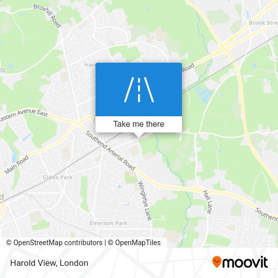 Harold View map