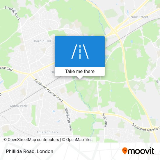 Phillida Road map