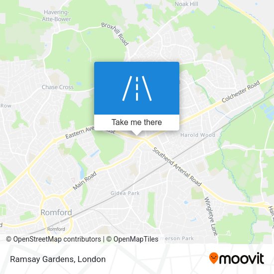 Ramsay Gardens map
