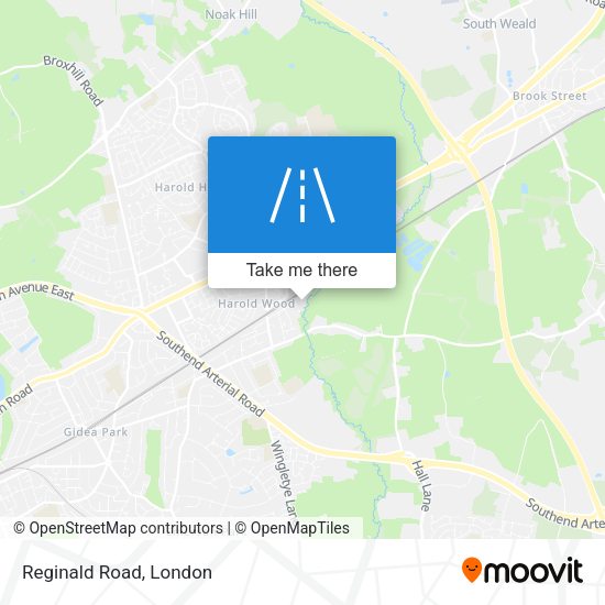 Reginald Road map