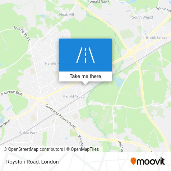 Royston Road map