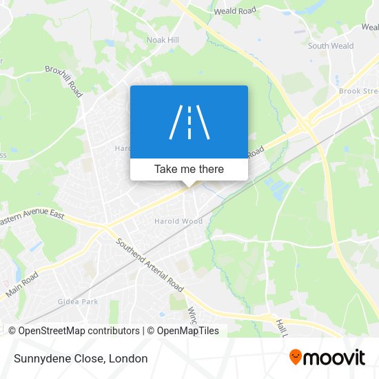 Sunnydene Close map