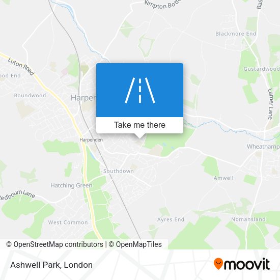 Ashwell Park map