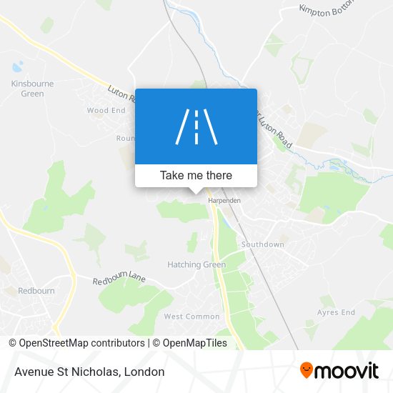 Avenue St Nicholas map