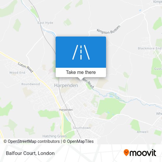 Balfour Court map