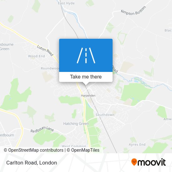 Carlton Road map