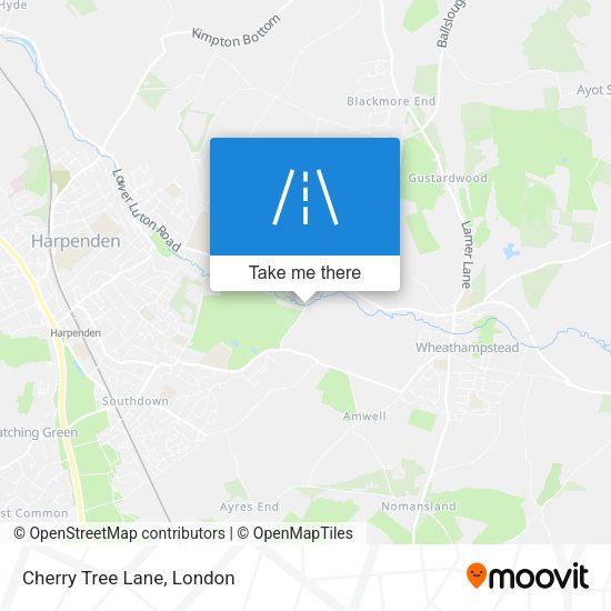 Cherry Tree Lane map